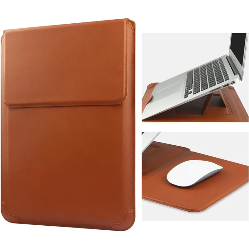 Laptop Bag Leather 15 - Tas Casing Lengan Laptop Kulit Portabel