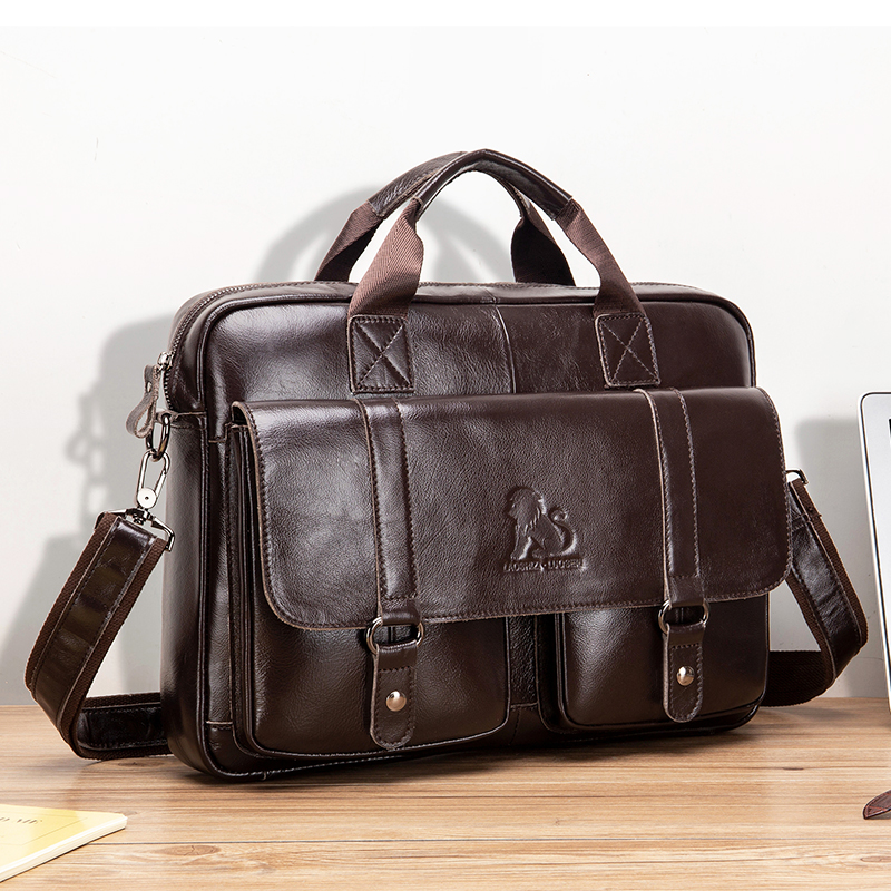 Laptop Bag Leather 15 - Tas Kerja Pria Kulit Asli dengan
