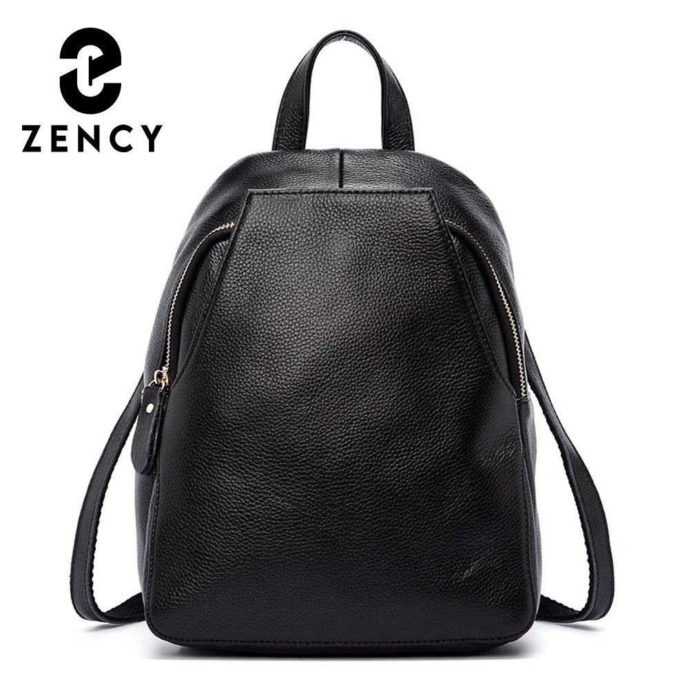 Genuine Leather Backpack - Zency Charm Ransel Wanita 100% Kulit