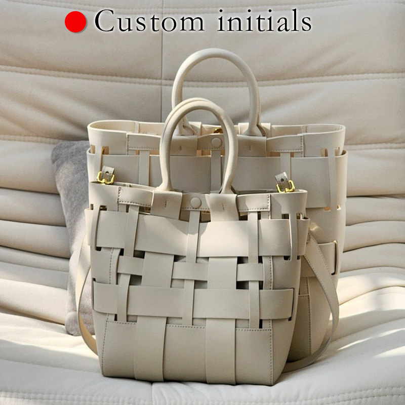 Luxury Bags Trend 2025 - Tas Tote Kulit Asli Inisial Kustom