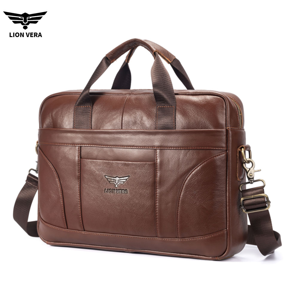 Laptop Bag Leather 15 - LION VERA Tas Kerja Kulit Asli