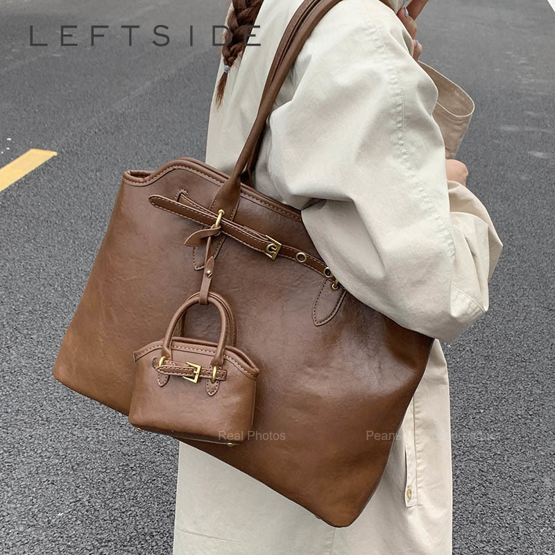 Luxury Bags Trend 2025 - Tas Bahu Pegangan Pendek Kulit PU
