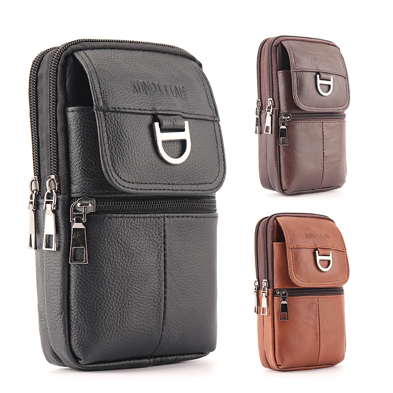 Genuine Leather Backpack - Tas Pinggang Kulit Pria - Tas