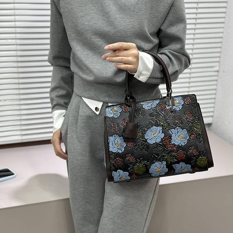 Tas Tote Vintage 3D Bermotif B - Quiet Luxury Bags Tote ulasan dan harga