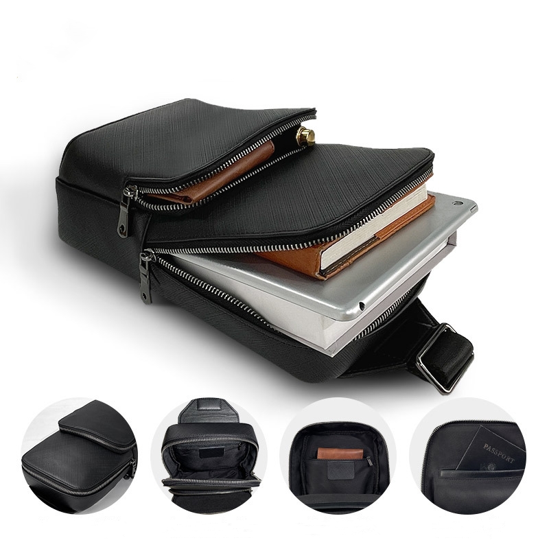 Desain mode tas selempang pria - Genuine Leather Backpack ulasan dan harga
