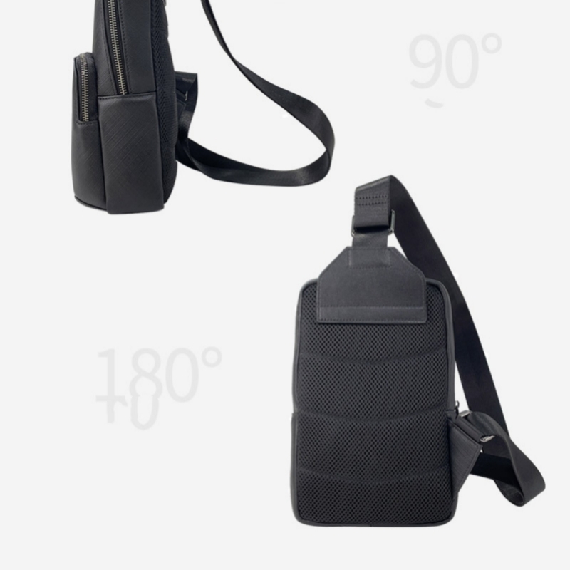 Desain mode tas selempang pria - Genuine Leather Backpack ulasan dan harga