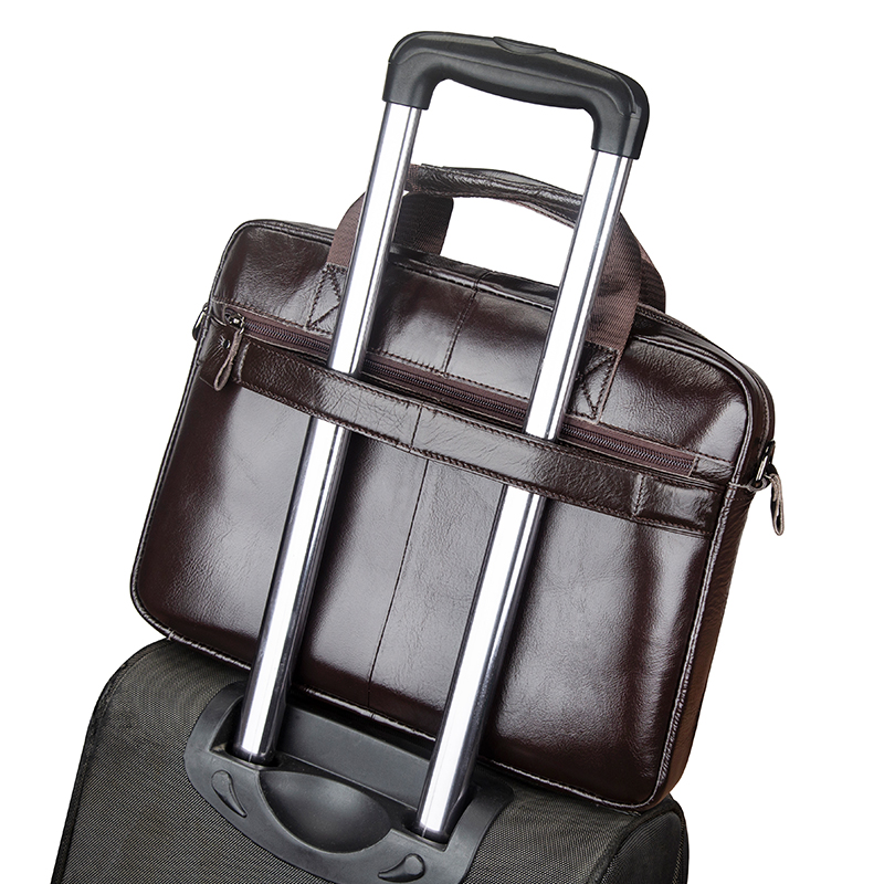Tas Kerja Pria Kulit Asli deng - Laptop Bag Leather 15 ulasan dan harga