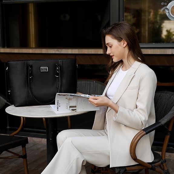 Tas Tote MOSISO untuk Wanita,  - Laptop Bag Leather 15 ulasan dan harga