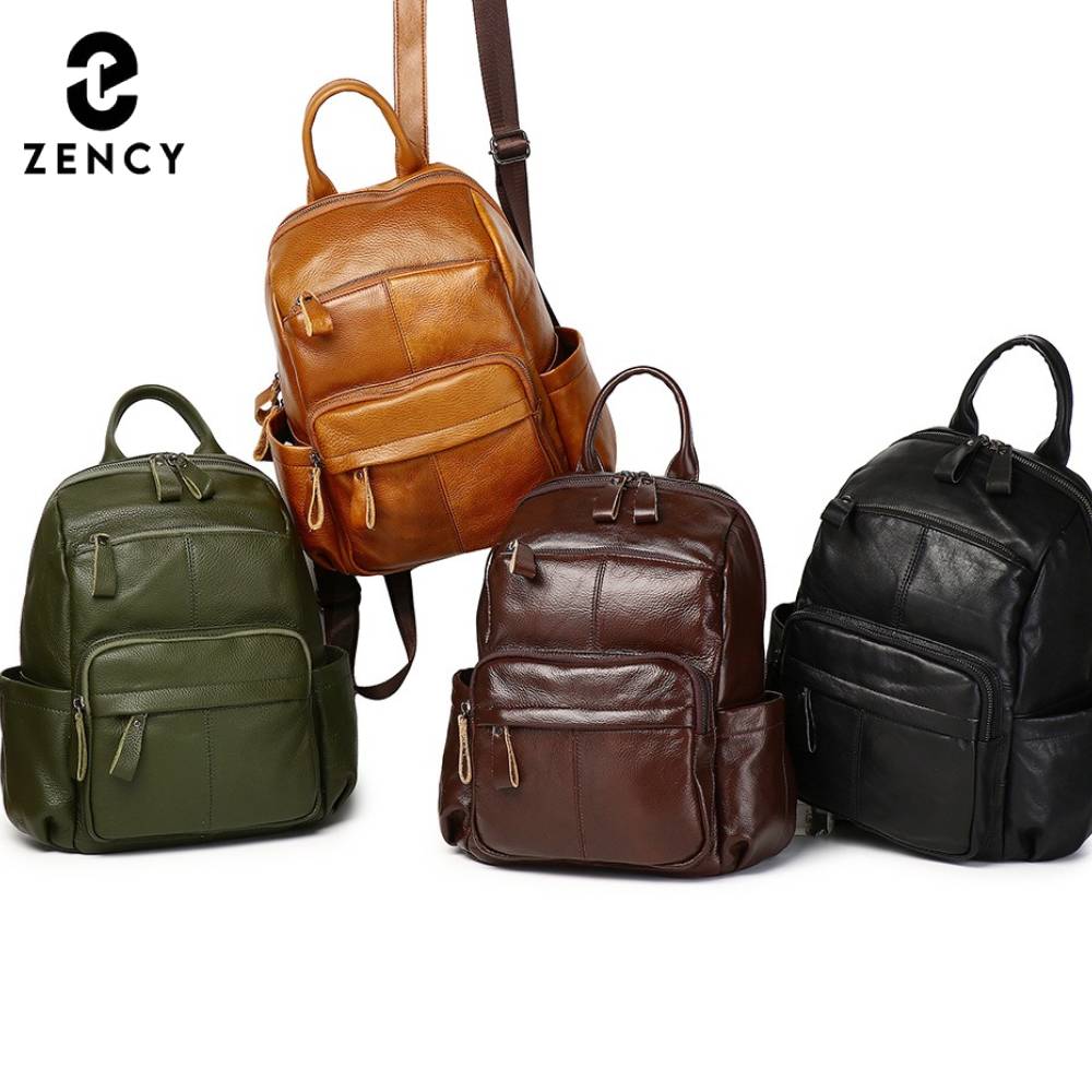 Ransel Kulit Sapi Lapisan Atas - Genuine Leather Backpack ulasan dan harga