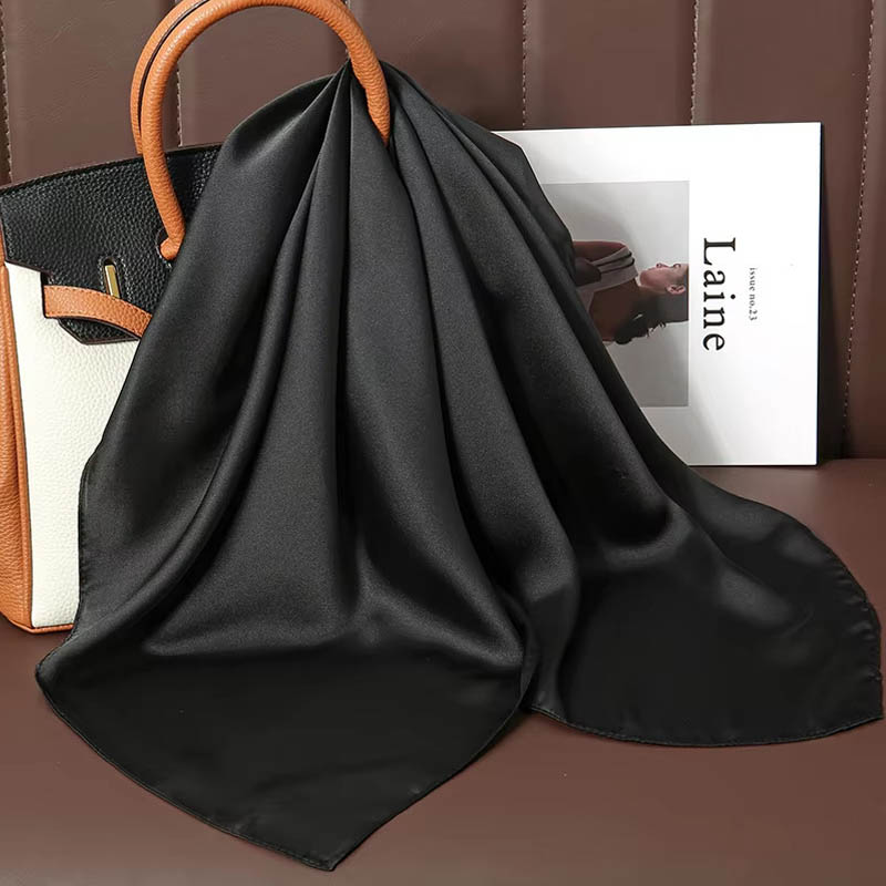 Syal Segi Empat Sutra Warna So - Luxury Bags For Women ulasan dan harga