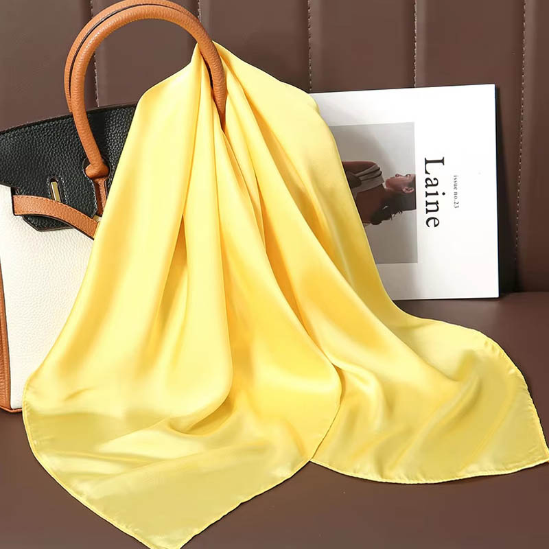 Syal Segi Empat Sutra Warna So - Luxury Bags For Women ulasan dan harga