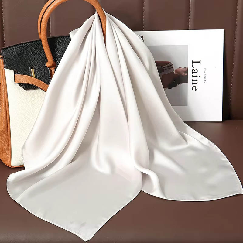Syal Segi Empat Sutra Warna So - Luxury Bags For Women ulasan dan harga