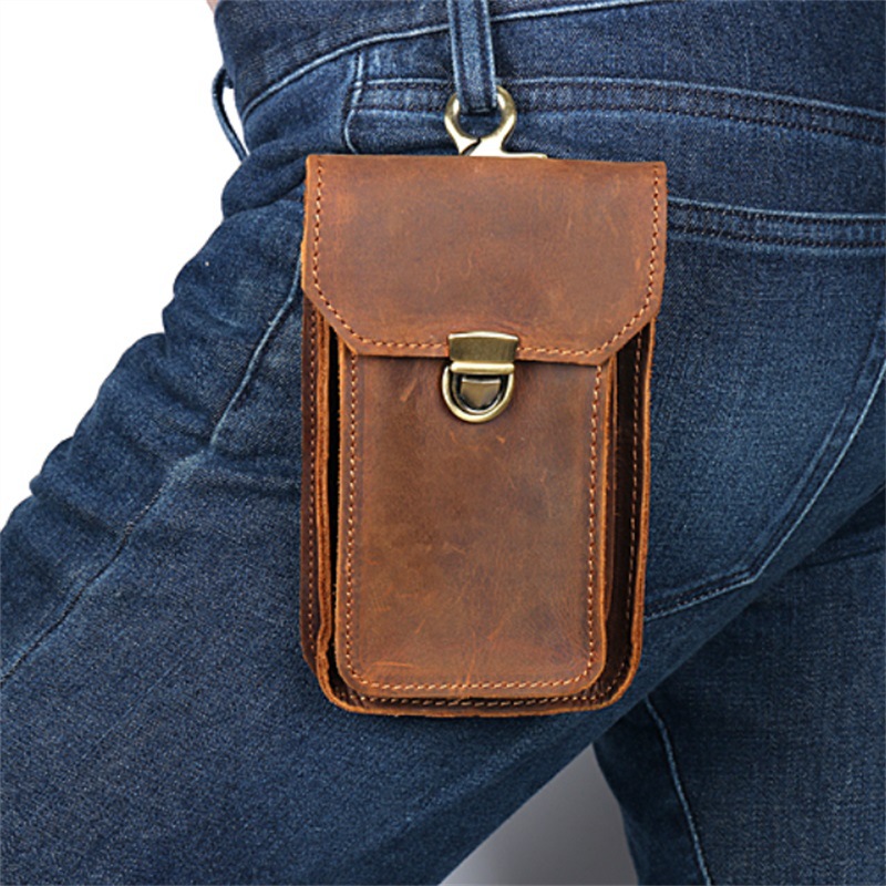 Tas pinggang pria model baru,  - Genuine Leather Backpack ulasan dan harga