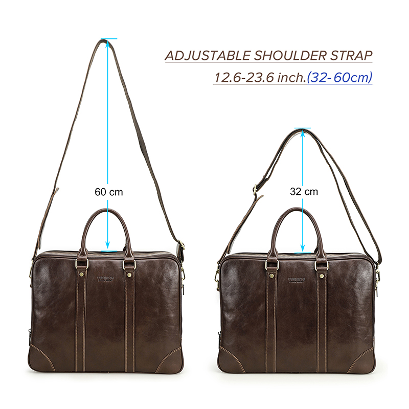 CONTACT'S tas Laptop kulit asl - Laptop Bag Leather 15 ulasan dan harga