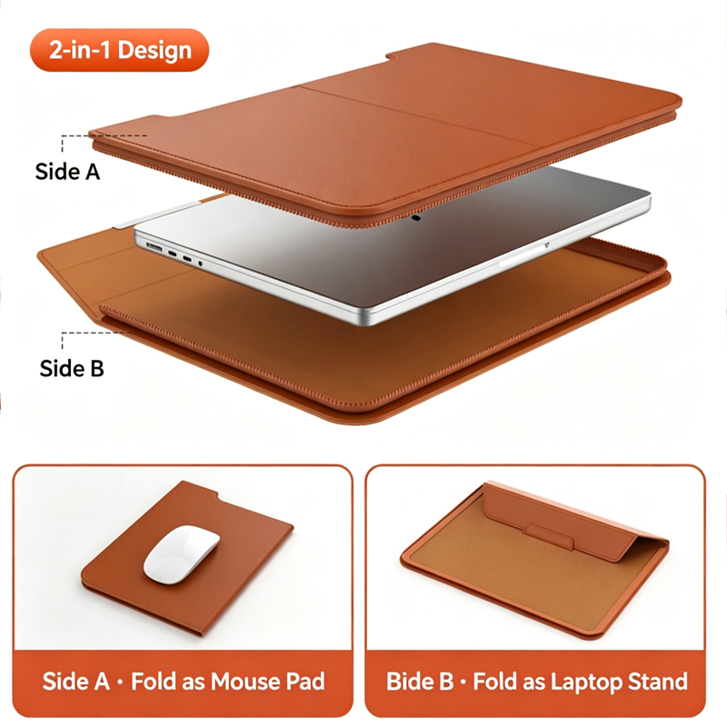 Sarung Laptop 13-14/15-16 Inci - Laptop Bag Leather 15 ulasan dan harga