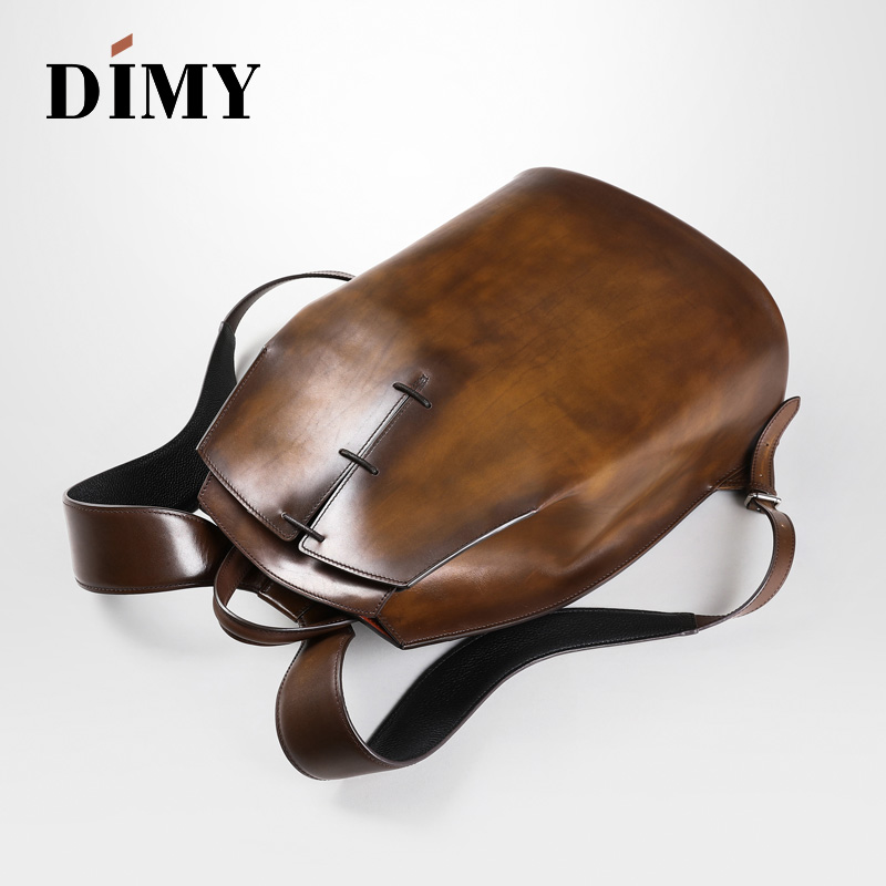 DIMY 2025 tas ransel kulit asl - Genuine Leather Backpack ulasan dan harga