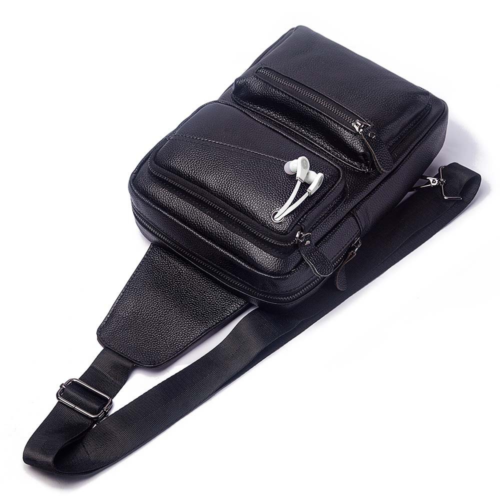 Tas dada multifungsi pria wani - Genuine Leather Backpack ulasan dan harga