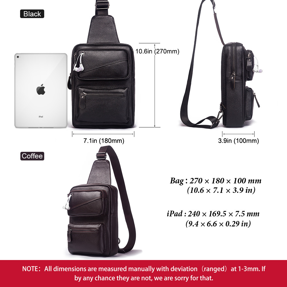 Tas dada multifungsi pria wani - Genuine Leather Backpack ulasan dan harga