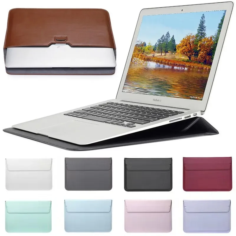 Kulit PU dengan Dudukan Tas Pe - Laptop Bag Leather 15 ulasan dan harga