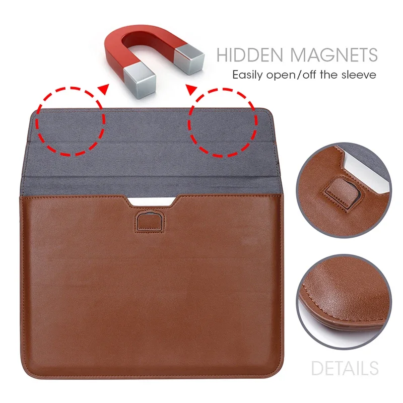 Kulit PU dengan Dudukan Tas Pe - Laptop Bag Leather 15 ulasan dan harga